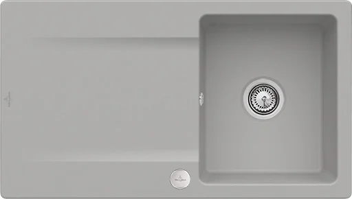 Villeroy & Boch Siluet 50 Flat Spüle 900-1 TitanCeram Fossil CeramicPlus