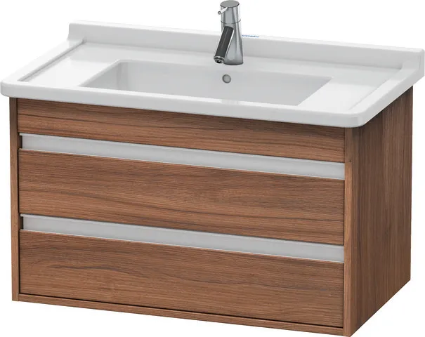 Duravit Waschtischunterschrank wandhängend „Ketho“ 80 × 48 × 45,5 cm in Nussbaum Natur Duravit Waschtischunterschrank wandhängend „Ketho“ 80 × 48 × 45,5 cm in Nussbaum Natur