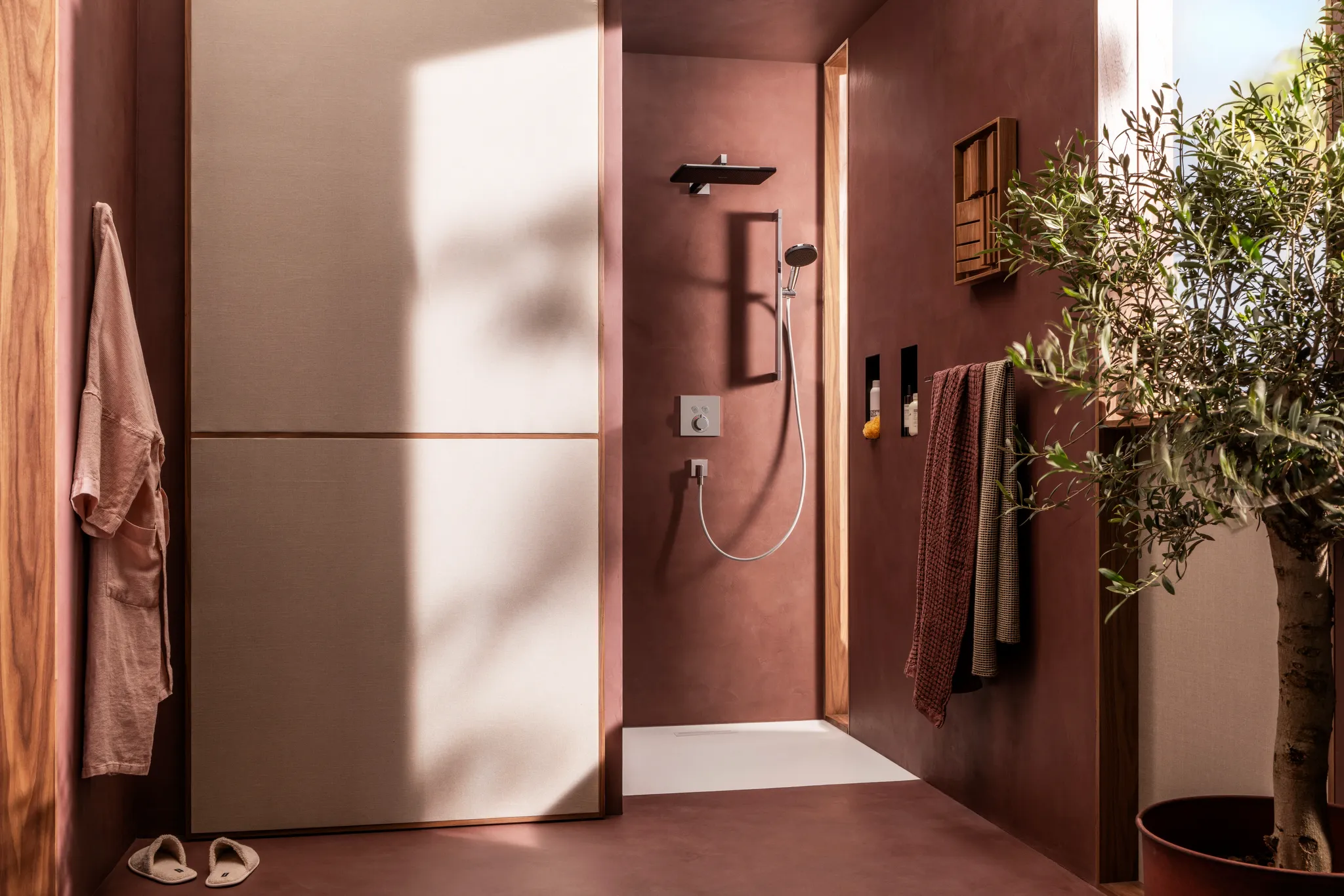 Hansgrohe XtraStoris Minimalistic Wandnische rahmenlos, Mattschwarz, 300 x 150 x 100 mm