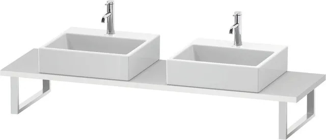 Duravit Konsole „L-Cube“ in Weiß Matt