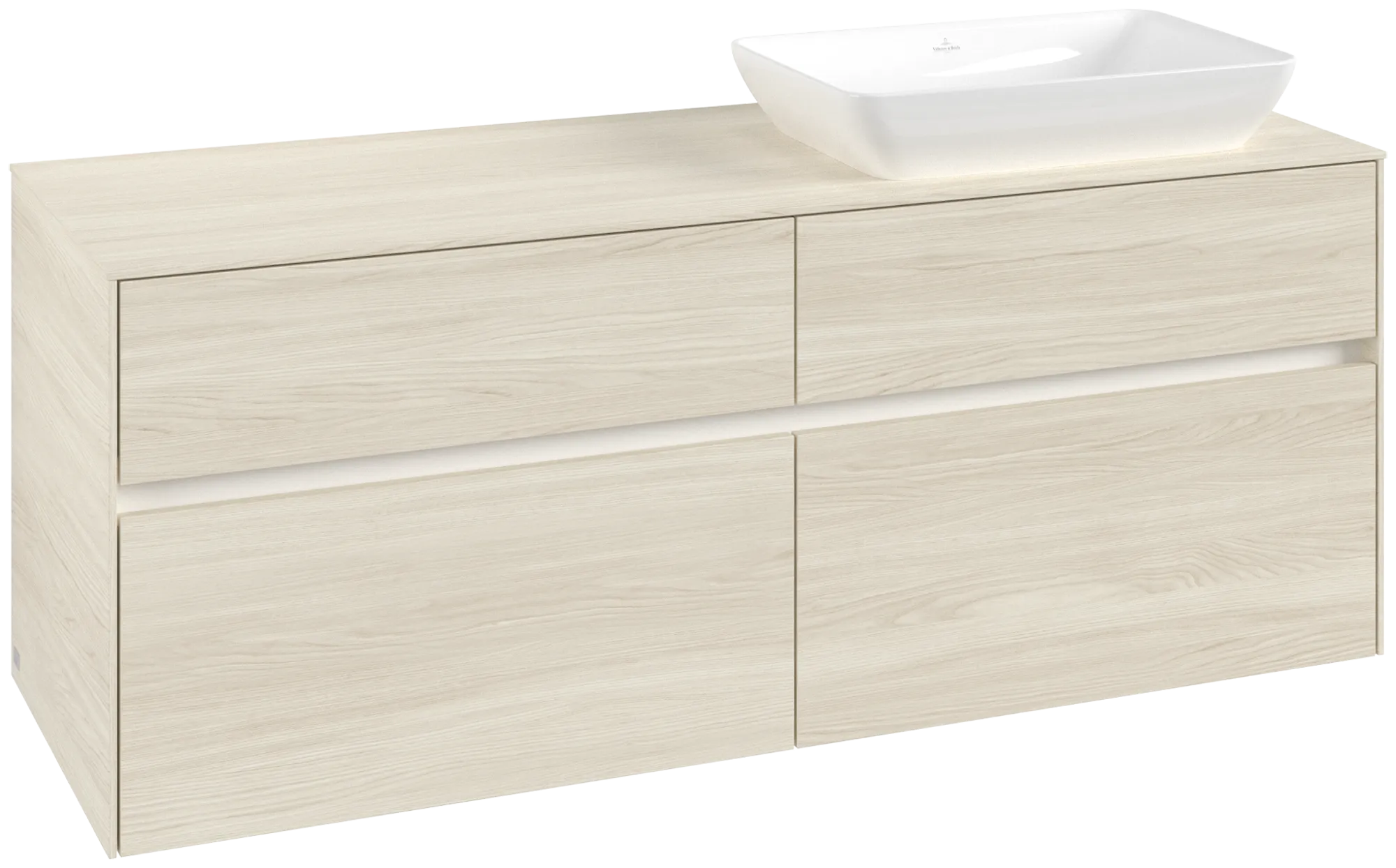 Villeroy & Boch Collaro Waschbeckenunterschrank C118B0, 1400x548x500mm, White Oak