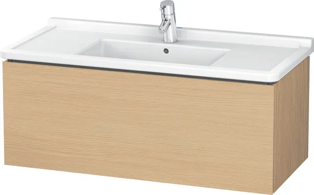 Duravit Waschtischunterschrank wandhängend „L-Cube“ 102 × 40,8 × 46,9 cm Eiche Natur