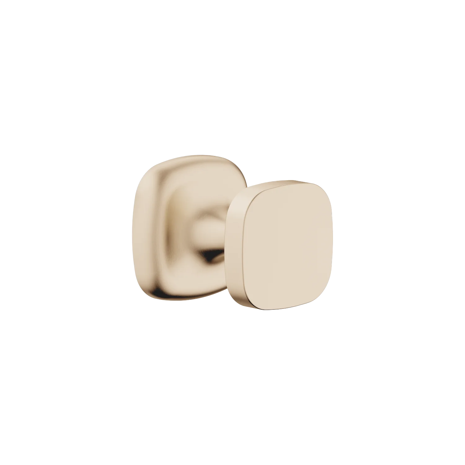 Dornbracht COYA Unterputzventil rechtsschließend, 3/4" - Champagne gebürstet (22kt Gold), Rosette 60 x 60 mm