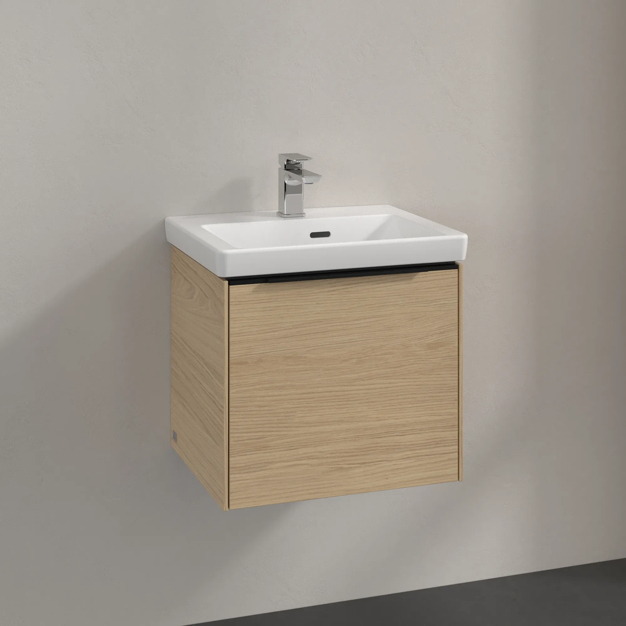 Villeroy & Boch Waschtischunterschrank „Subway 3.0“ für Schrankwaschtisch 473 × 429 × 408 mm Nordic Oak, für Becken mittig