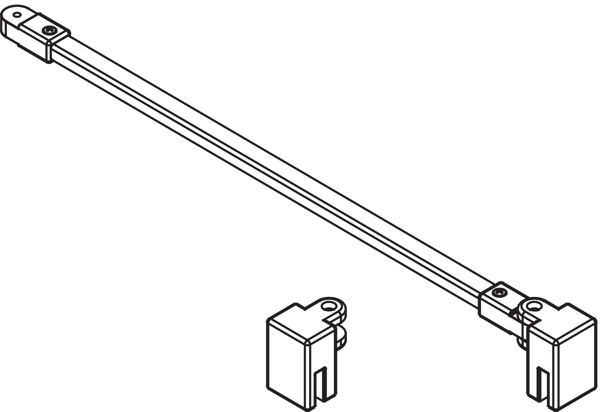 Kermi Duschdesign Stabilisierung „LIGA“ 1200 mm in Silber Mattglanz Kermi Duschdesign Stabilisierung „LIGA“ 1200 mm in Silber Mattglanz