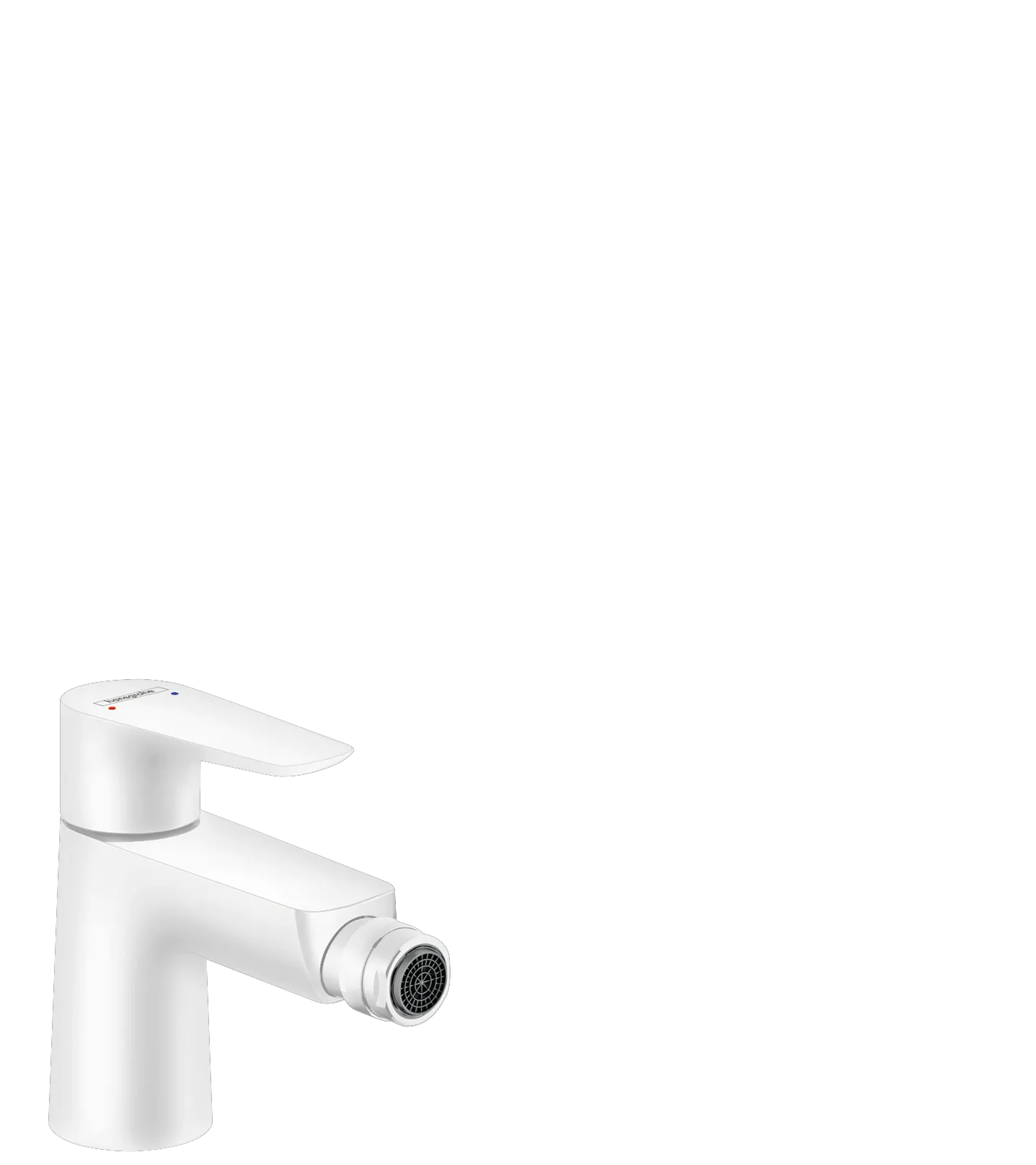 Hansgrohe Talis E Einhebel-Bidetmischer, Mattweiß