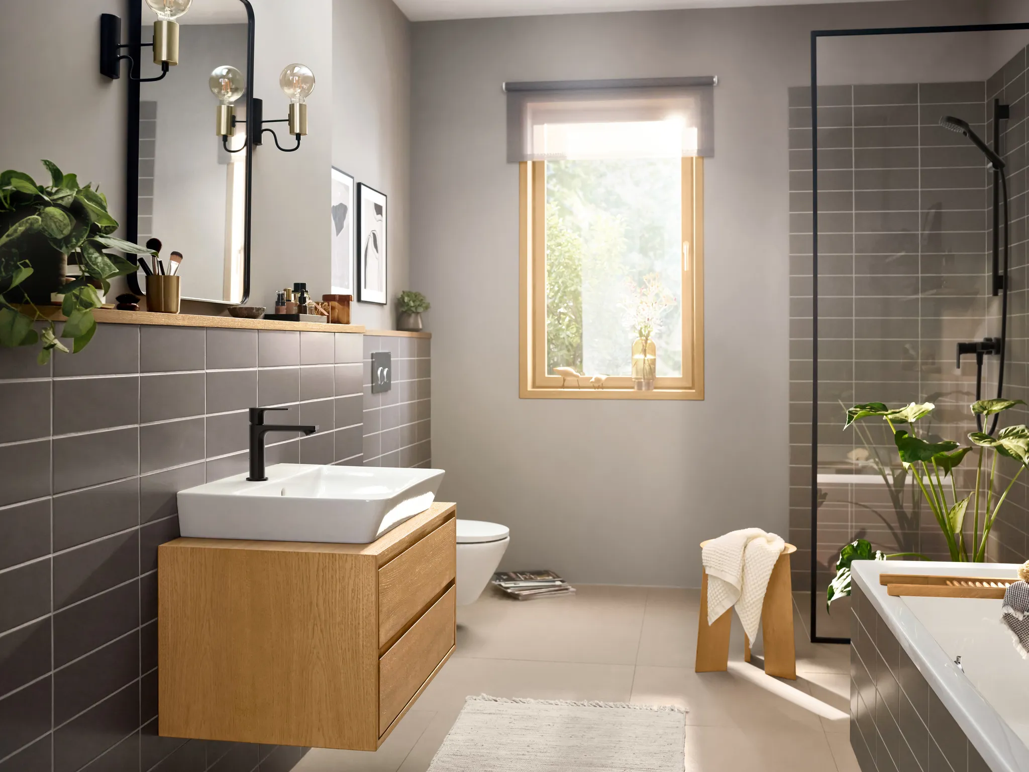 Waschtischmischer Rebris E 110 CoolStart EcoSmart+ m.Zugst.chrom Waschtischmischer Rebris E 110 CoolStart EcoSmart+ m.Zugst.chrom