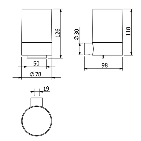 Kludi VELA R Glas-Seifenspender Brushed Bronze Kludi VELA R Glas-Seifenspender Brushed Bronze
