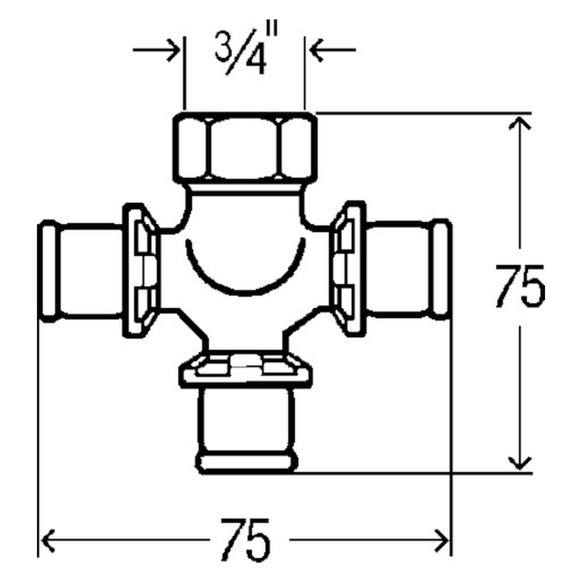 Viega „Sanfix P“ Verteiler 3-fach