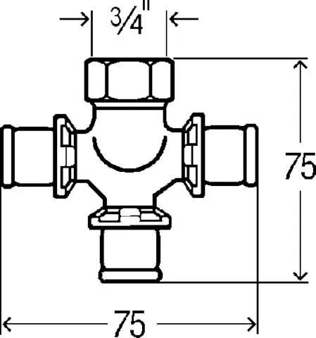 Viega „Sanfix P“ Verteiler 3-fach Viega „Sanfix P“ Verteiler 3-fach