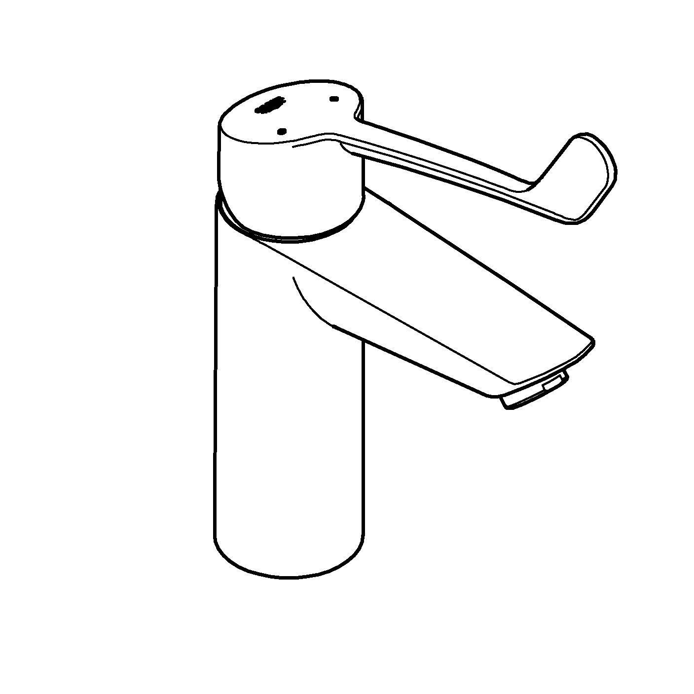 Grohe Eurosmart Professional (2021) Einhandmischer 23983_3 M-Size chrom Grohe Eurosmart Professional (2021) Einhandmischer 23983_3 M-Size chrom