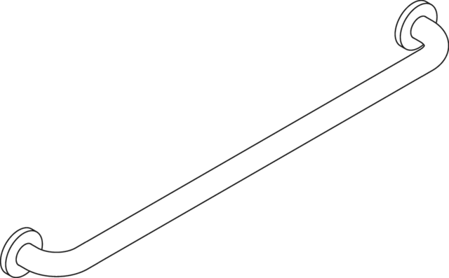 HEWI Haltegriff „Serie 801“ in Reinweiß HEWI Haltegriff „Serie 801“ in Reinweiß