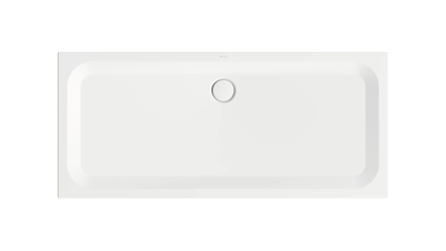 Bette rechteck Duschwanne „BetteUltra“ 1800 × 800 mm ohne Oberflächenbeschichtung, ohne Oberflächenveredelung, ohne Wannenträger, in Star White