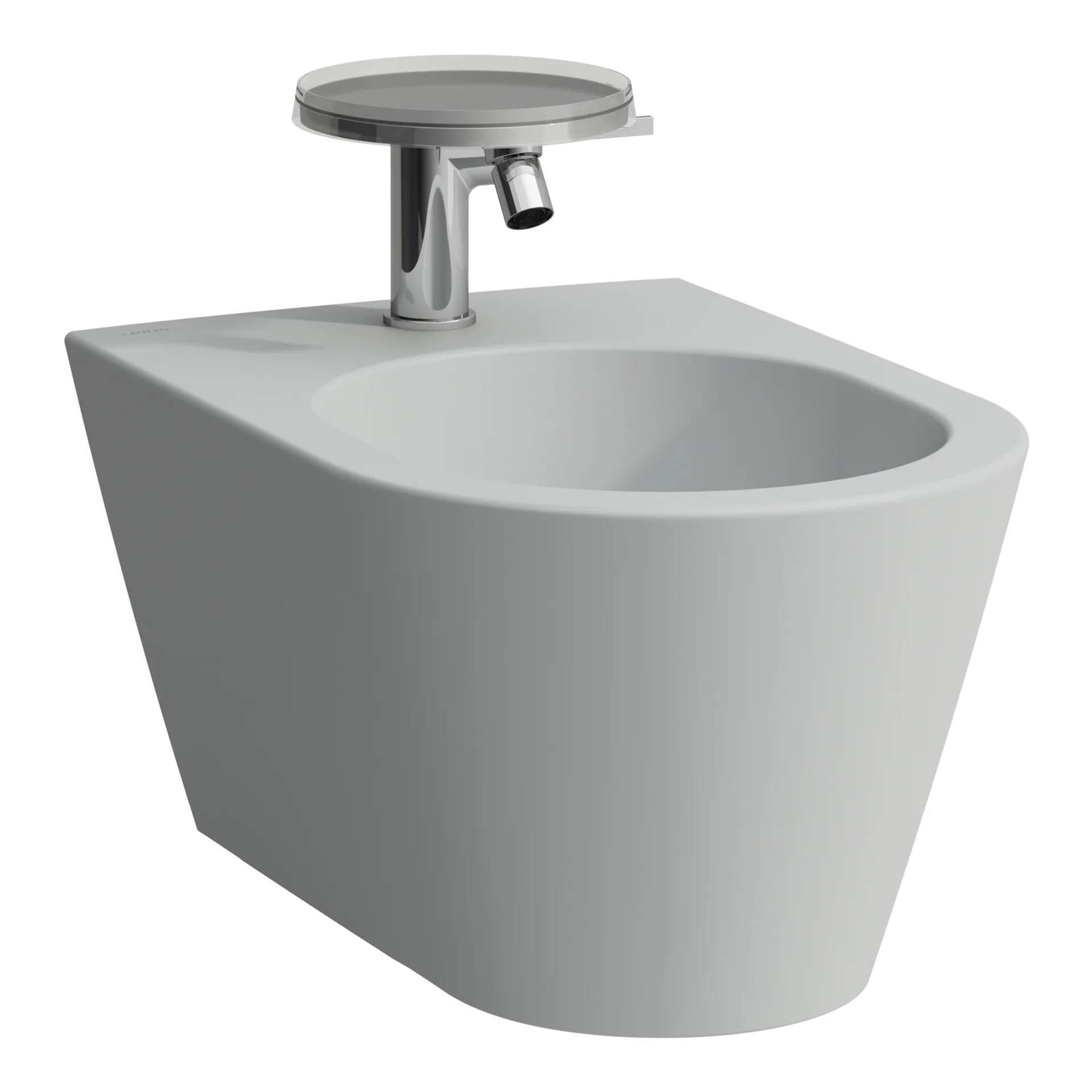 Laufen Wandbidet KARTELL Laufen 545x370, 1 HL, grau matt Laufen Wandbidet KARTELL Laufen 545x370, 1 HL, grau matt