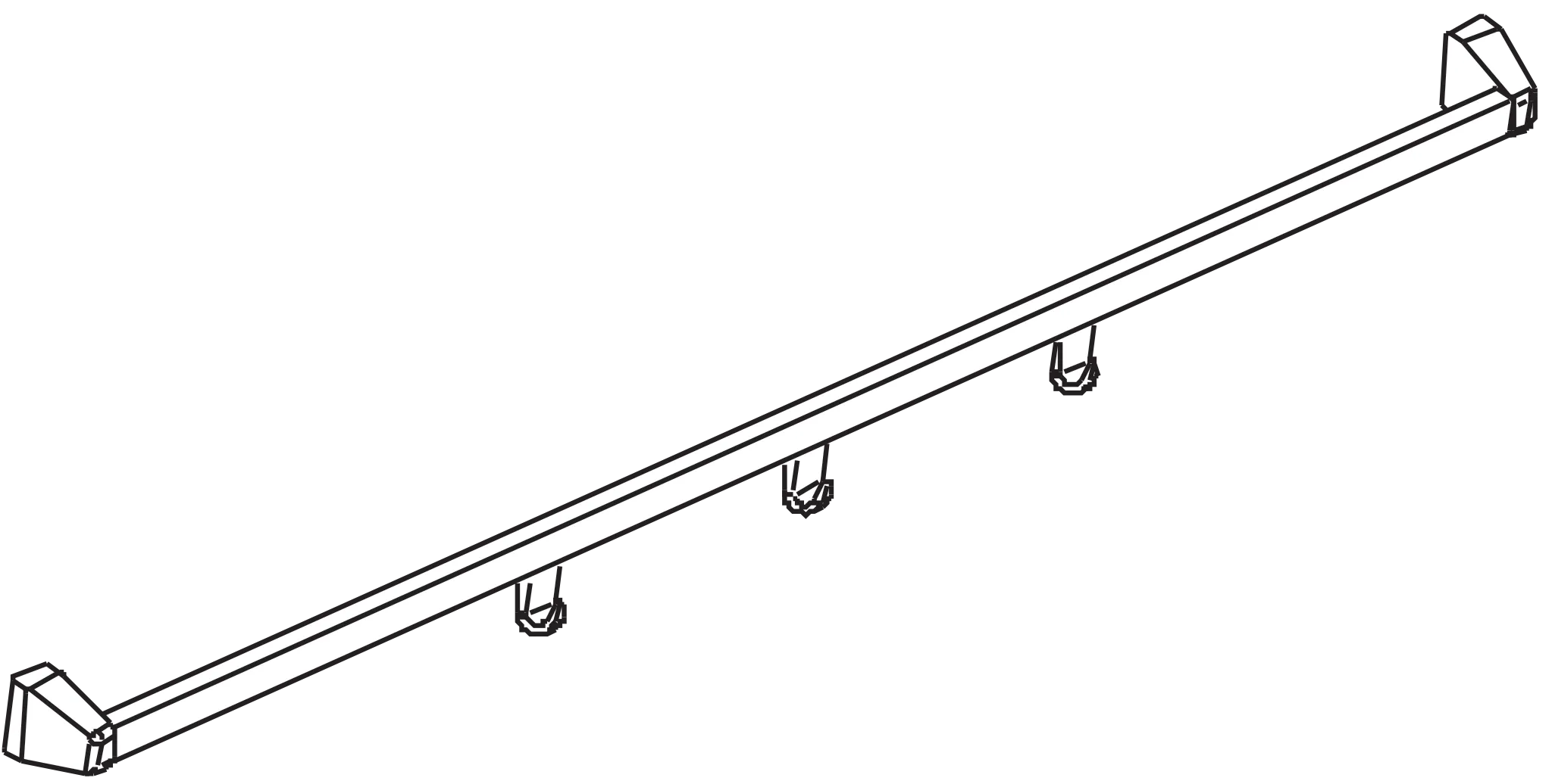 Kermi Duschdesign Handtuchhalter „LIGA“ 1250 mm in Chrom Kermi Duschdesign Handtuchhalter „LIGA“ 1250 mm in Chrom