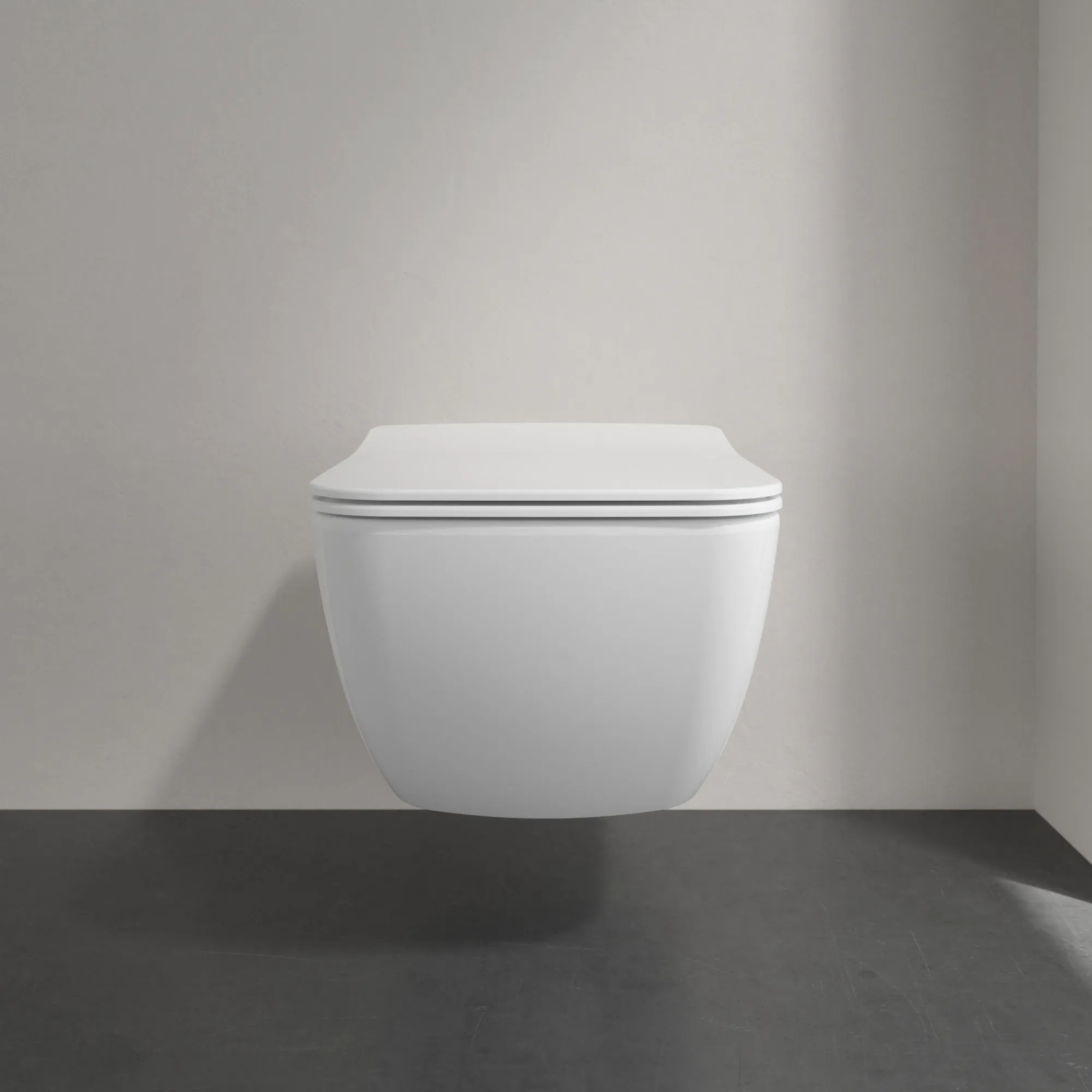 Wand-Tiefspül-WC DirectFlush „Venticello“ mit DirektFlush, Spülrandlos 37,5 × 33 × 56 cm in Weiß Alpin, ohne Spülrand