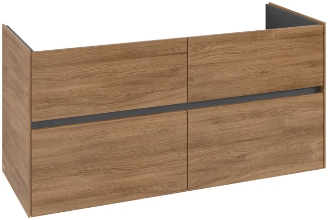 Villeroy & Boch Waschtischunterschrank „Collaro“ 1261 × 610 × 480 mm Kansas Oak, ohne Beleuchtung, für Becken mittig Villeroy & Boch Waschtischunterschrank „Collaro“ 1261 × 610 × 480 mm Kansas Oak, ohne Beleuchtung, für Becken mittig