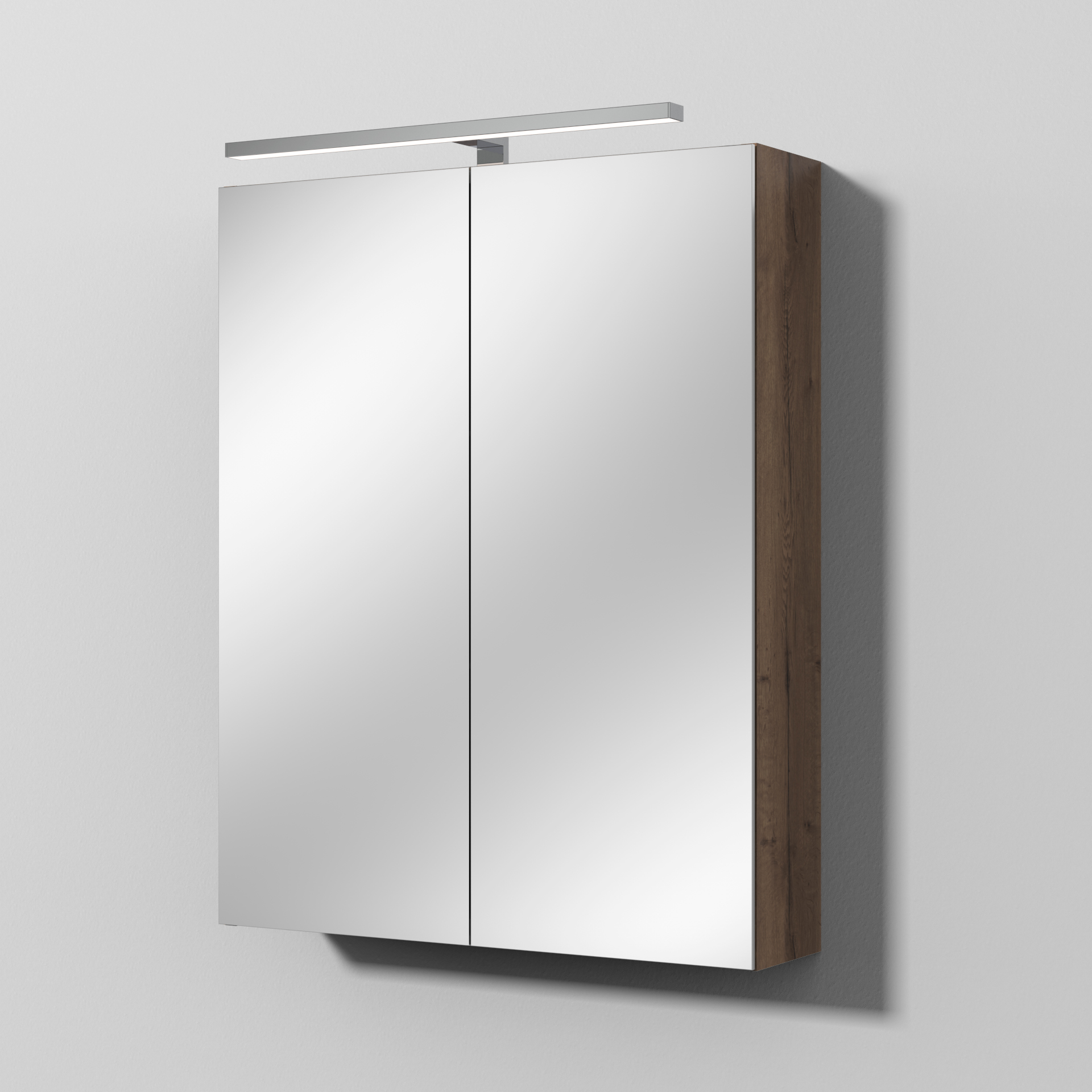 Sanipa Spiegelschrank „Milla“ 60 × 75 × 14,9 cm in Eiche-Tabak