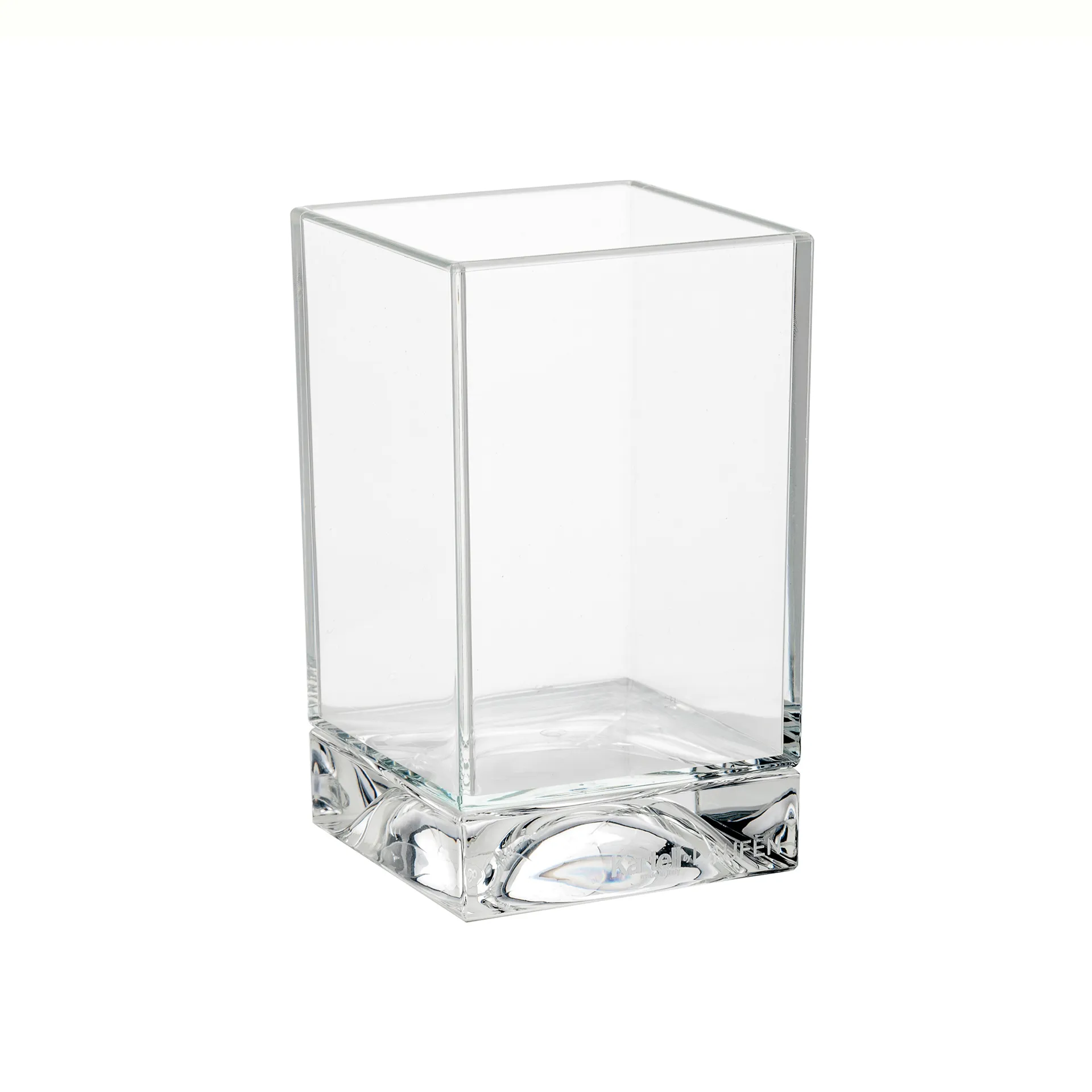 Laufen Becher BOXY Kartell Laufen 70x70x120, Kristallklar Laufen Becher BOXY Kartell Laufen 70x70x120, Kristallklar