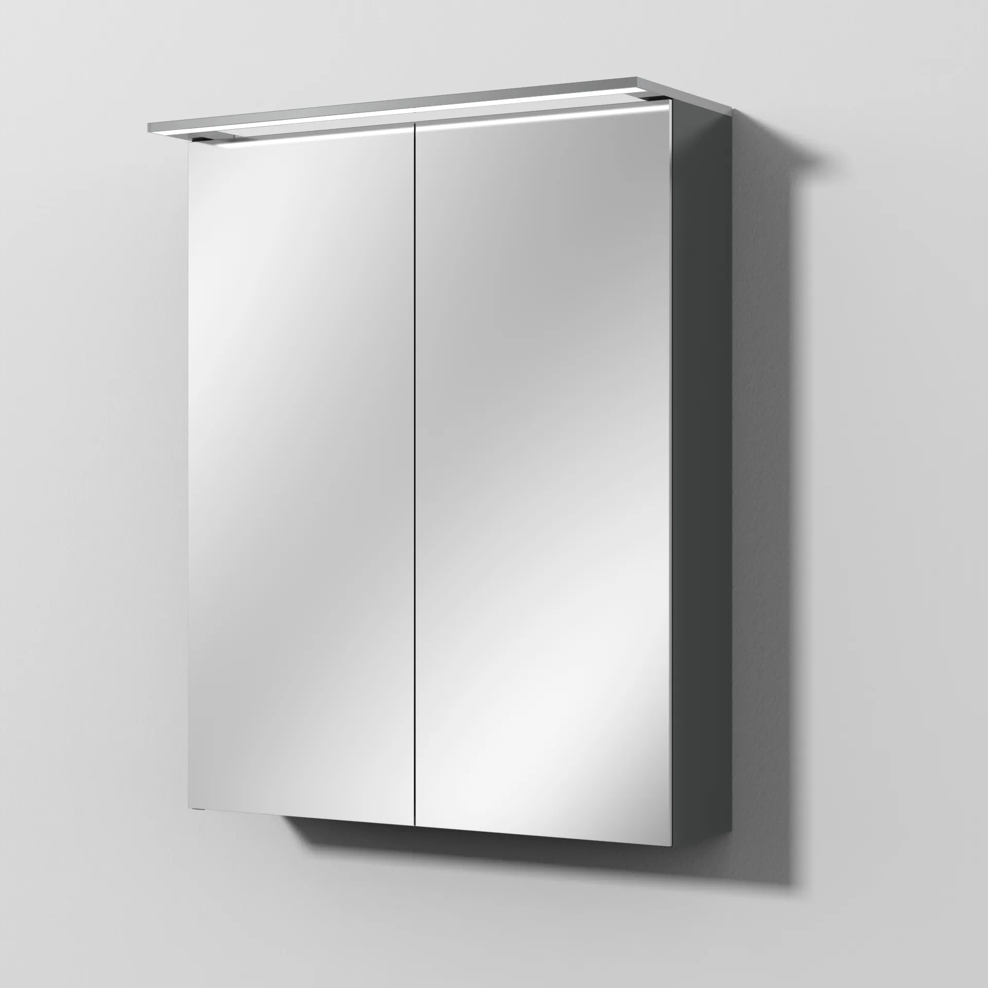 Sanipa Wandvorbau Spiegelschrank „Malte“ 600 × 750 × 149 mm in Anthrazit (glanz) Sanipa Wandvorbau Spiegelschrank „Malte“ 600 × 750 × 149 mm in Anthrazit (glanz)