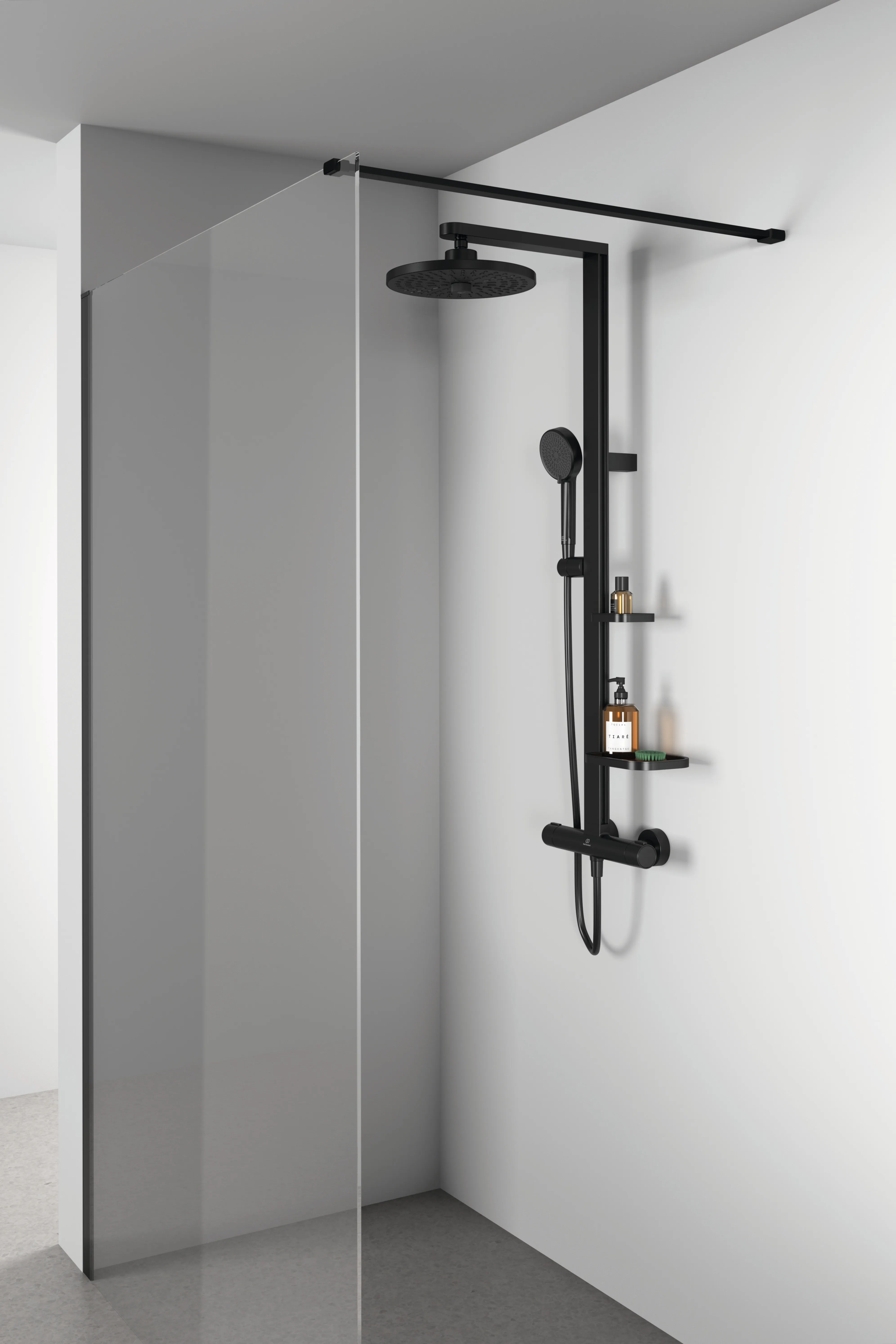 Ideal Standard Duschsystem Ceratherm Alu+ Silk Black Ideal Standard Duschsystem Ceratherm Alu+ Silk Black