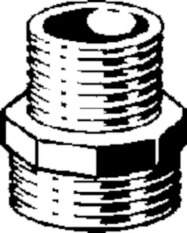 Viega „Sanfix“ Gewindestutzen vernickelt 3/4″ × 3/4″ Viega „Sanfix“ Gewindestutzen vernickelt 3/4″ × 3/4″