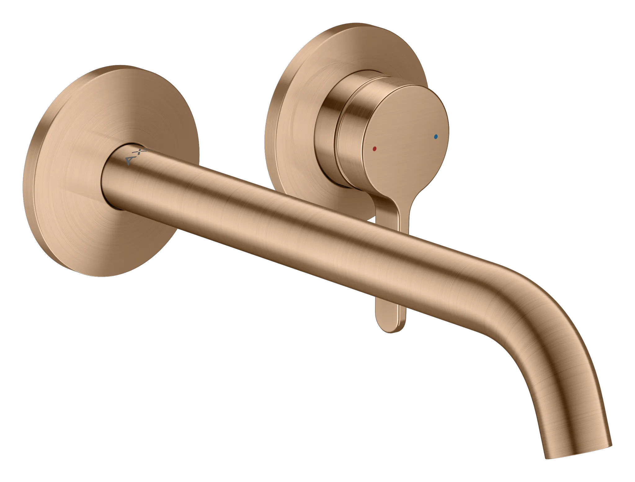 Hansgrohe AXOR One Einhebel-Waschtischmischer Unterputz Wandmontage Brushed Red Gold