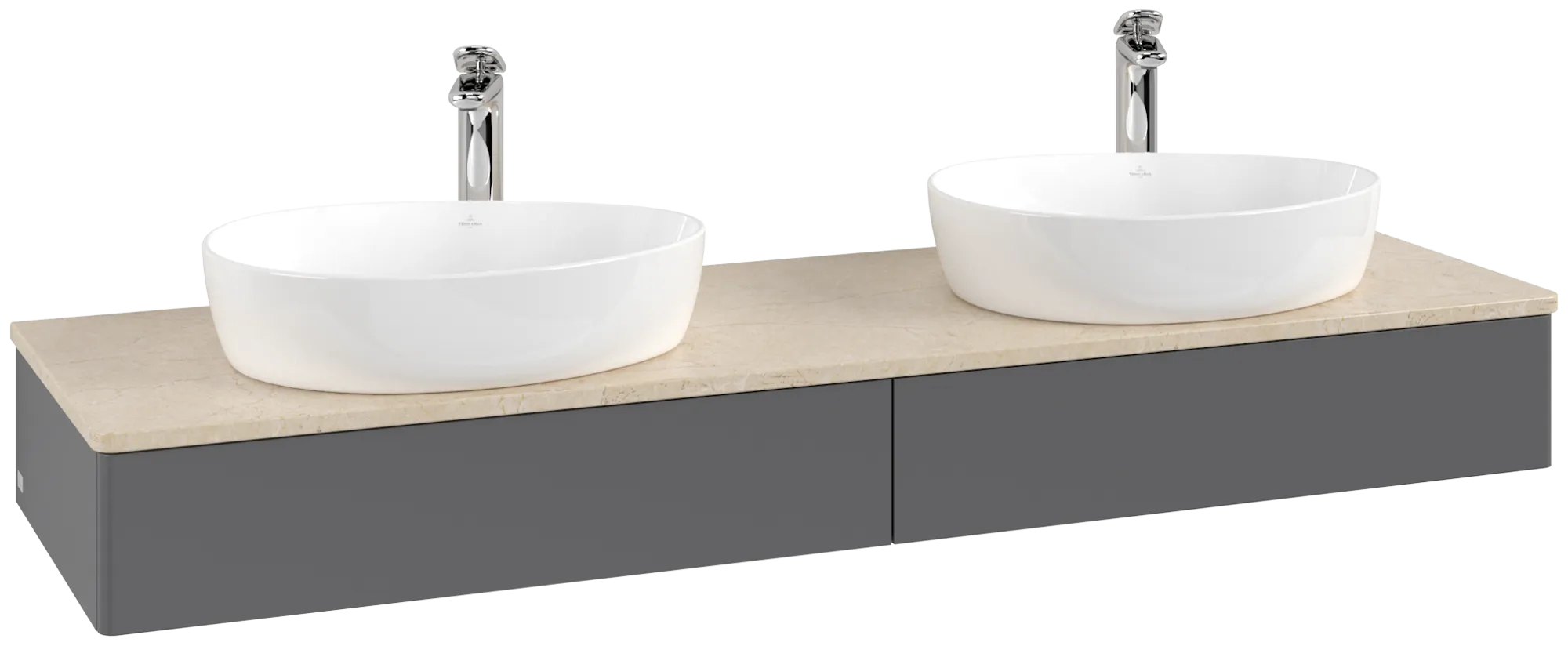 Villeroy & Boch Antao Waschbeckenunterschrank L17_5, anthrazit