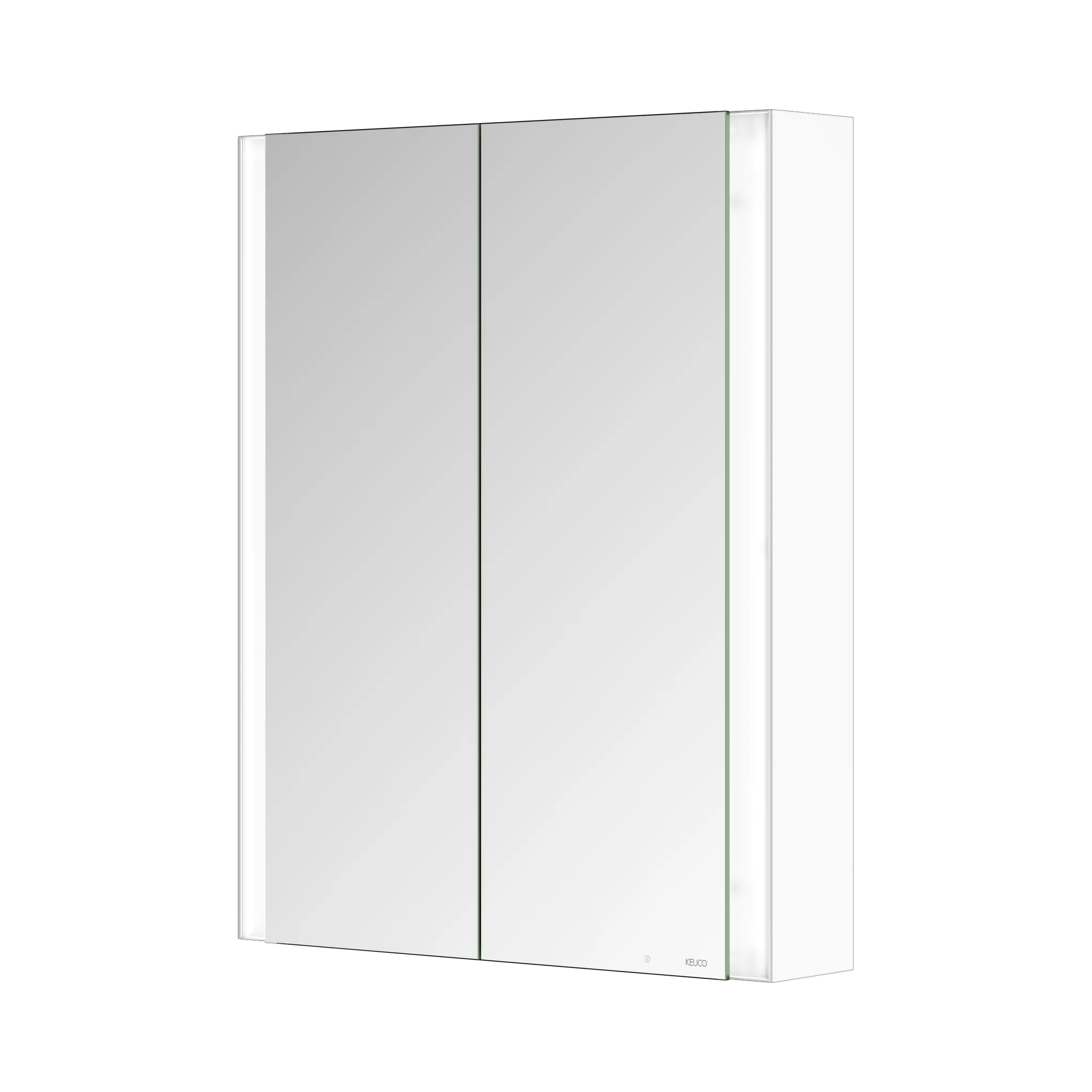 KEUCO Wandvorbau Spiegelschrank „Somaris“ Weiß (matt), ohne Spiegelheizung 600 × 710 × 128 mm