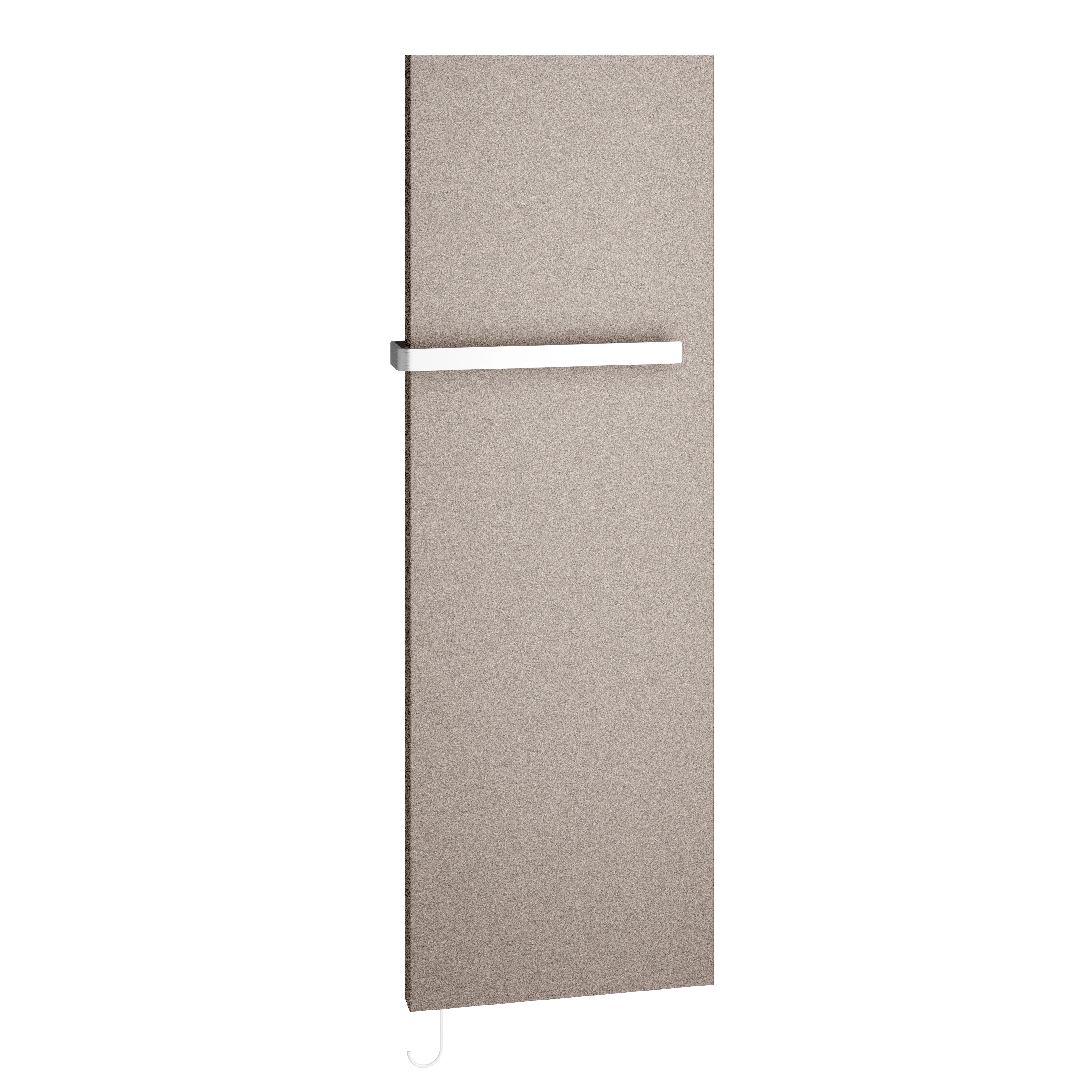 Kermi Design-Elektroheizkörper „Rubeo®-E“ 47 × 172,5 cm in glanzsilber Metallic