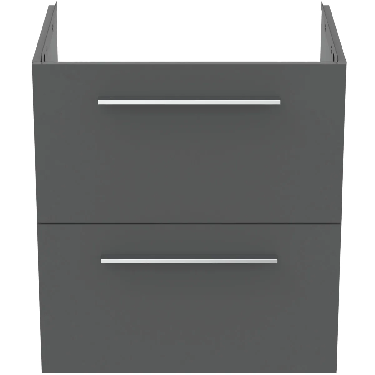 Ideal Standard i.life A Waschtischunterschrank 2 Auszüge 580x440x630mm Quarzgrau matt Ideal Standard i.life A Waschtischunterschrank 2 Auszüge 580x440x630mm Quarzgrau matt