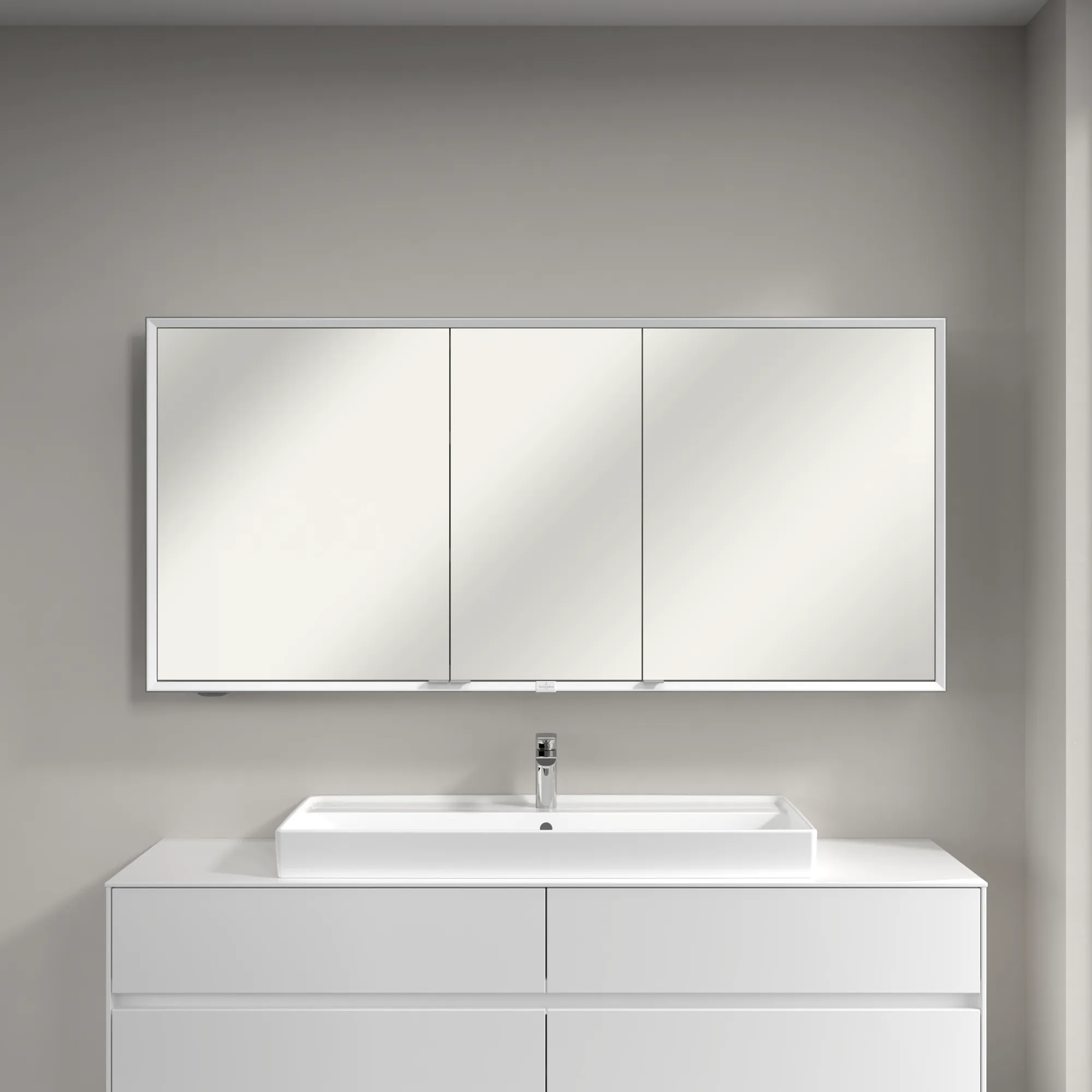 Villeroy & Boch Vorbau-Spiegelschrank „My View Now“ 1600 × 750 × 168 mm in White Matt Villeroy & Boch Vorbau-Spiegelschrank „My View Now“ 1600 × 750 × 168 mm in White Matt
