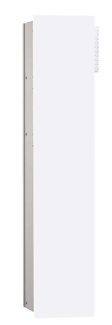 WC-Modul asis 2.0,Unterputz, 811 mm, Türanschlag links, 1-türigweiss matt, ohne Einbaurahmen
