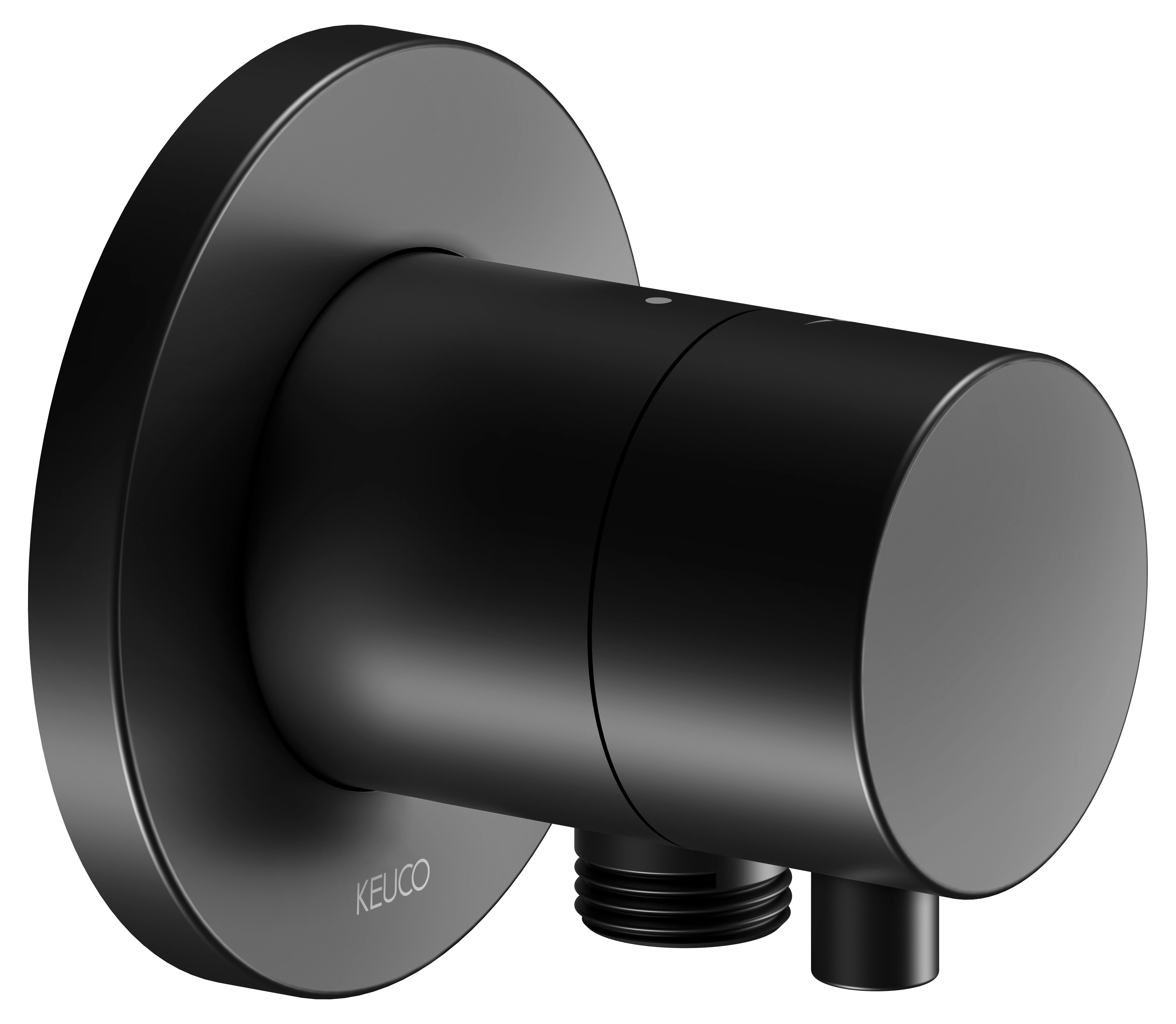 KEUCO IXMO Absperrventil Unterputz für 1 Verbraucher mit Schlauchanschluss IXMO Comfort, rund schwarz matt KEUCO IXMO Absperrventil Unterputz für 1 Verbraucher mit Schlauchanschluss IXMO Comfort, rund schwarz matt