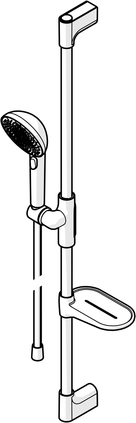 HansaAURELIA Wandstangengarnitur HansaAURELIA 4715 3-strahlig Chrom