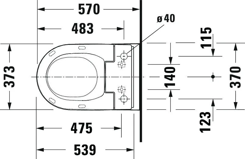 Duravit WC-Sitz mit Unterdusche (elektrisch) „SensoWash® Slim“