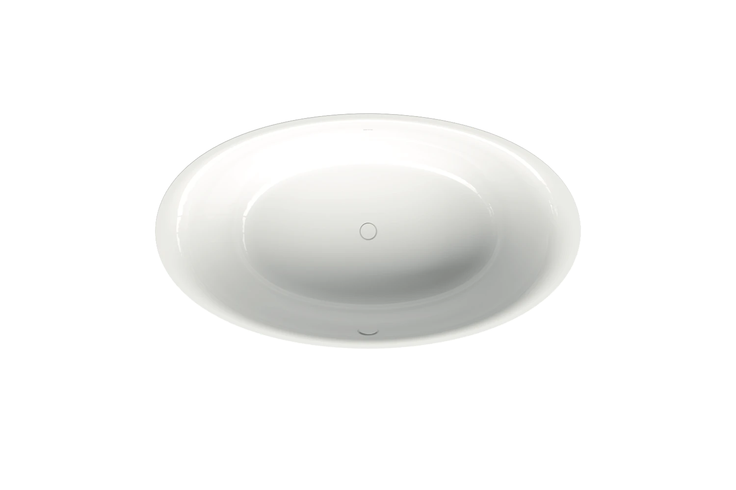 Bette Badewanne „BetteEve Oval“ oval 180 × 100 cm in Edelweiß, /