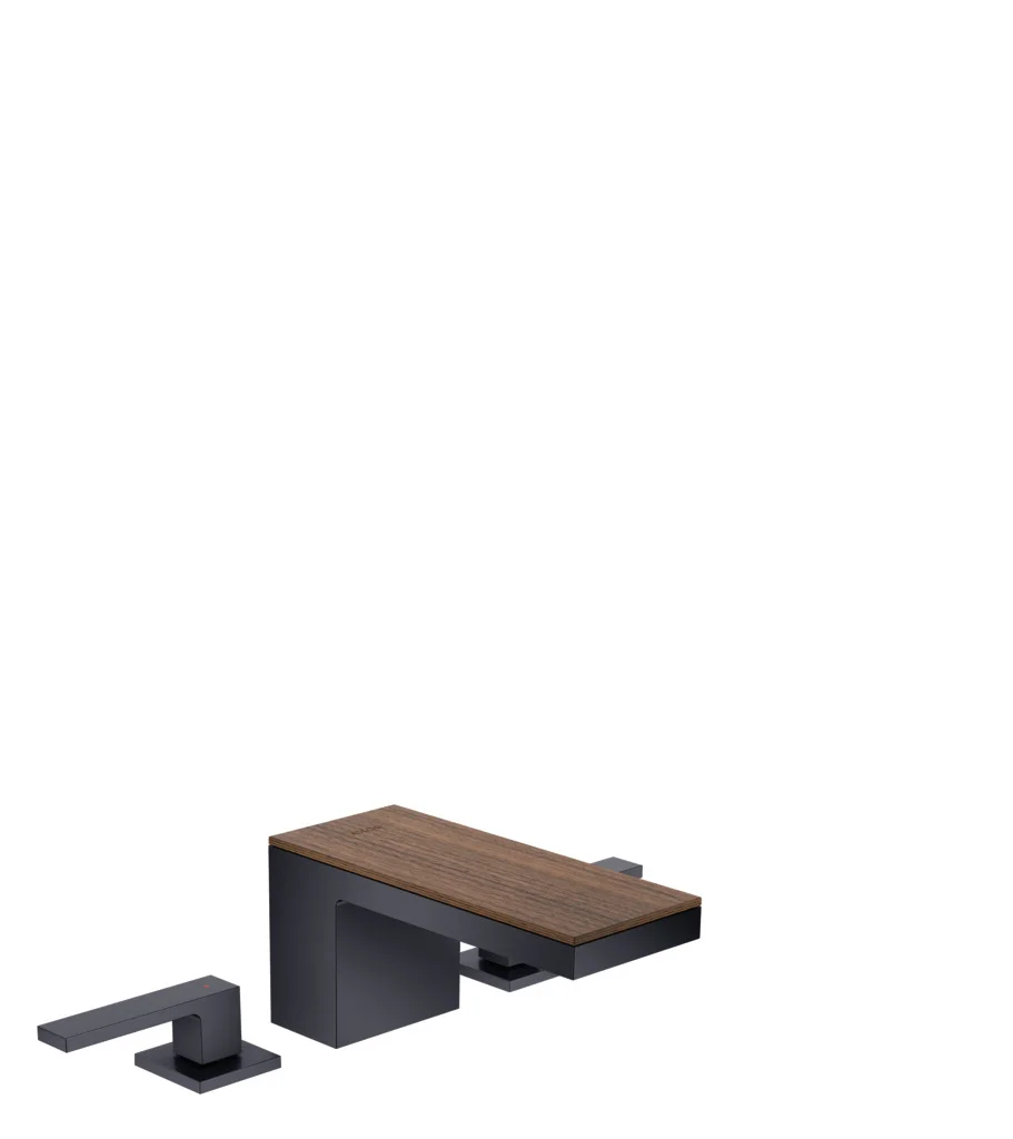 Hansgrohe AXOR MyEdition Platte 200 mm, Amerikanischer Nussbaum, abnehmbar