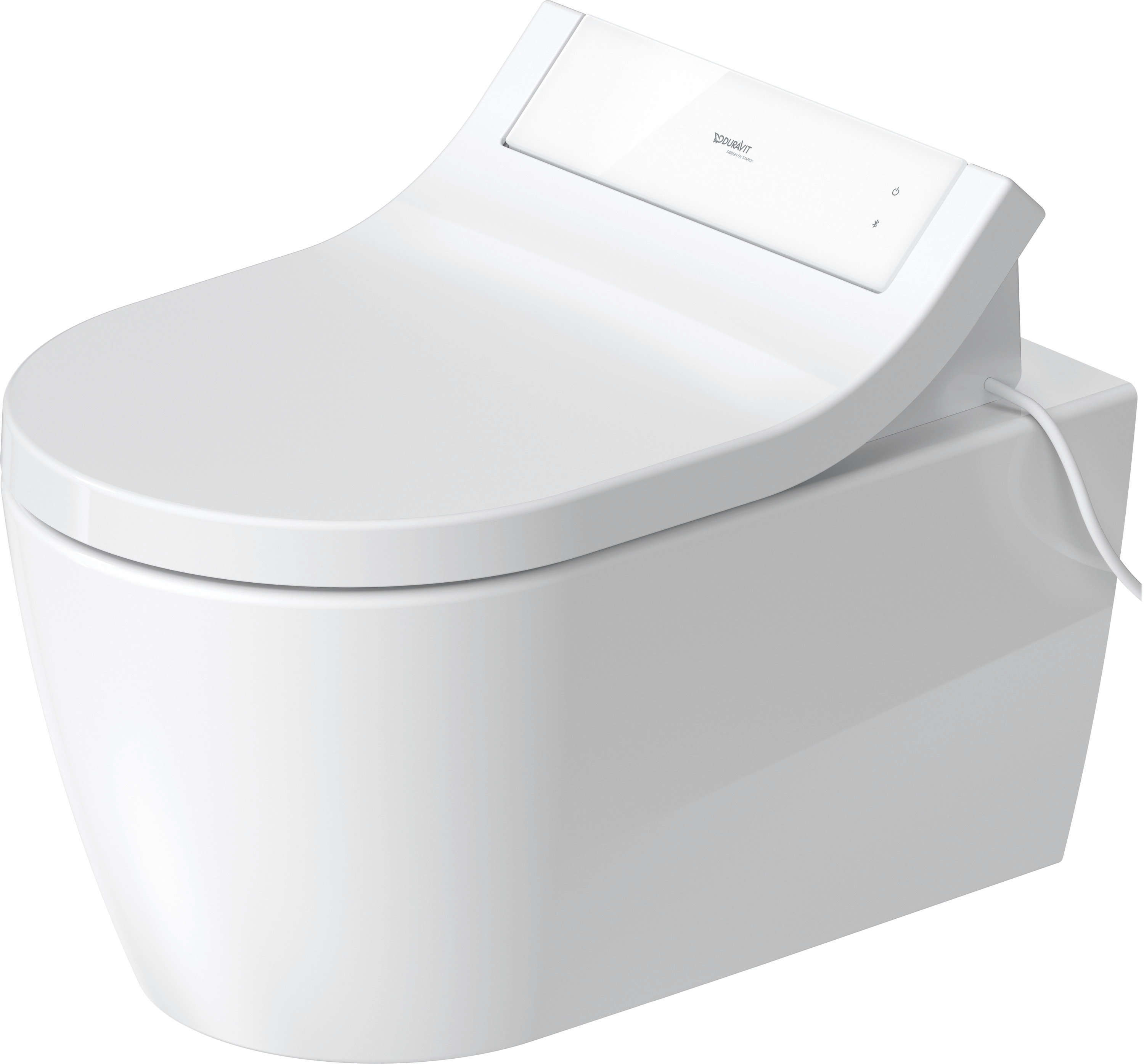 Wand-WC ME by Starck 570 mm Tiefspüler, Durafix, weiß HygieneGlaze