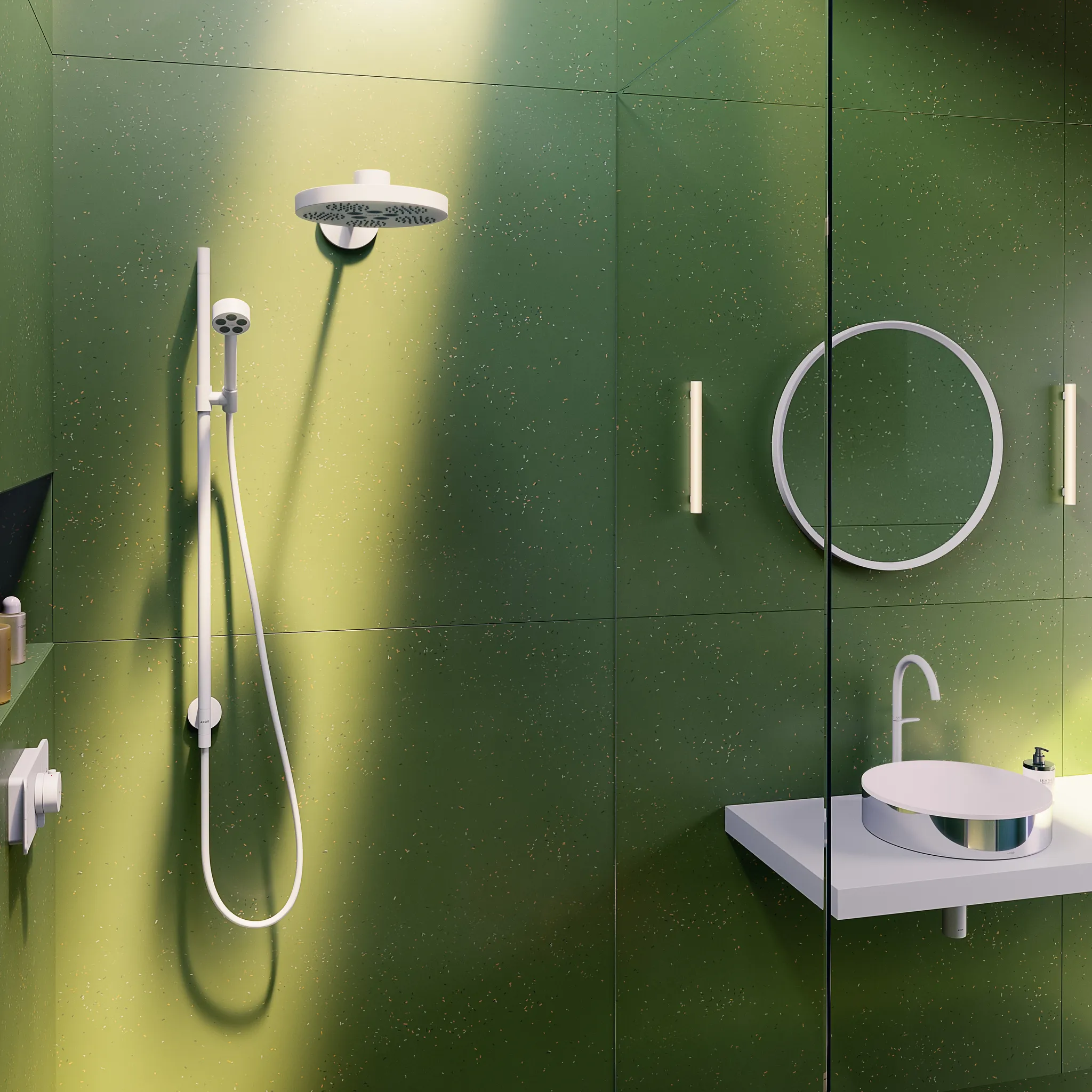 AXOR Suite Waschbecken & Badewannen Aufsatzwaschtisch 400 ohne Hahnloch und Überlauf Chrom AXOR Suite Waschbecken & Badewannen Aufsatzwaschtisch 400 ohne Hahnloch und Überlauf Chrom