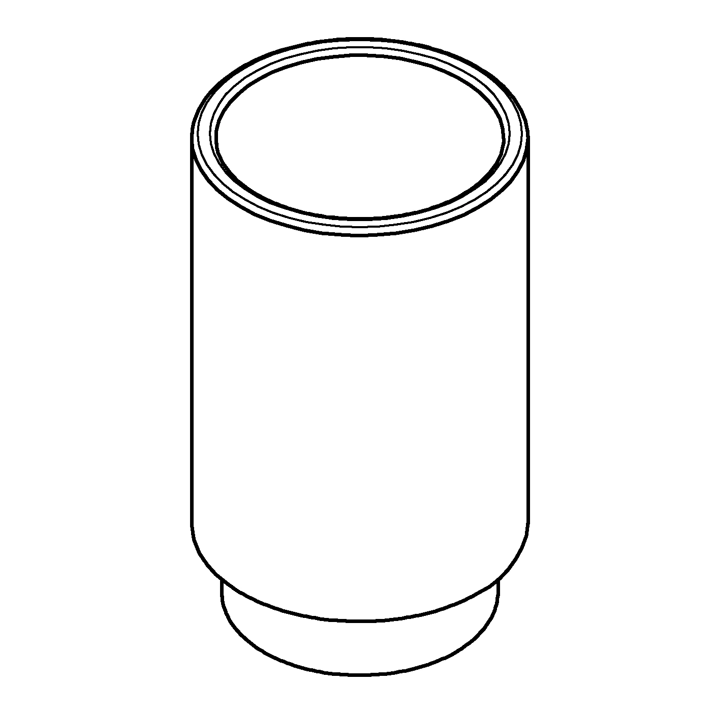 Glas Selection 41029, für Halter 41027, weißglas