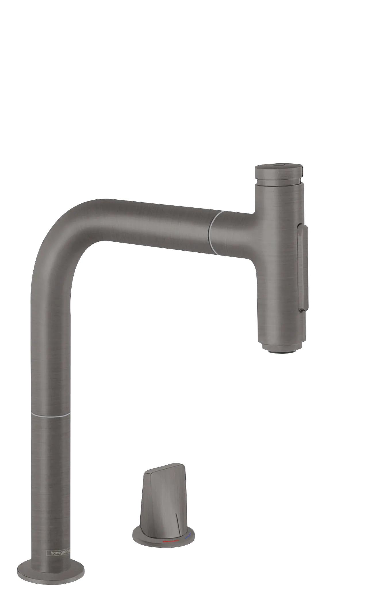 Hansgrohe Metris Select M71 2-Loch Einhebel-Küchenmischer mit Ausziehbrause 2jet sBox BBC, Brushed Black Chrome, ComfortZone 200, Schwenkbereich 110° oder 150°, max. Durchfluss 8 l/min Hansgrohe Metris Select M71 2-Loch Einhebel-Küchenmischer mit Ausziehbrause 2jet sBox BBC, Brushed Black Chrome, ComfortZone 200, Schwenkbereich 110° oder 150°, max. Durchfluss 8 l/min