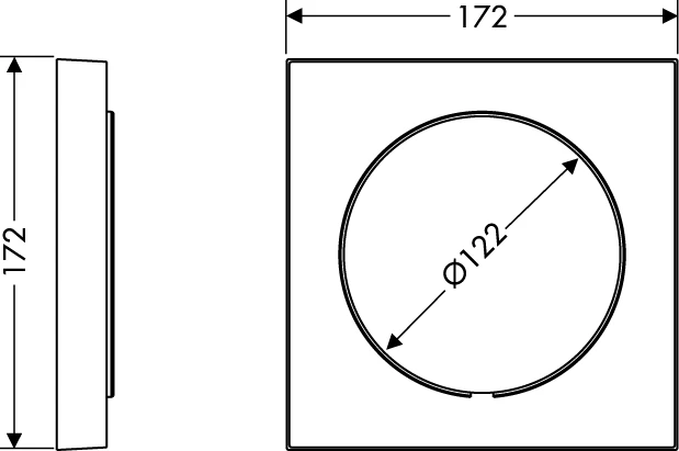 Verlängerung Axor Citterio F-Set iBox chrom Verlängerung Axor Citterio F-Set iBox chrom