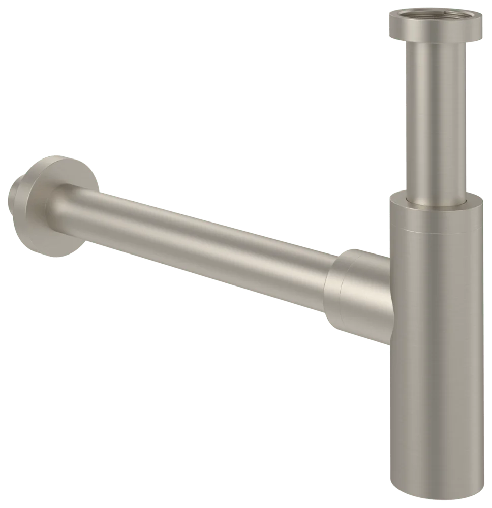 Villeroy & Boch Siphon Universal Taps & Fittings, Brushed Nickel Matt, 190 mm Höhe, 345 mm Länge, 50 mm Breite
