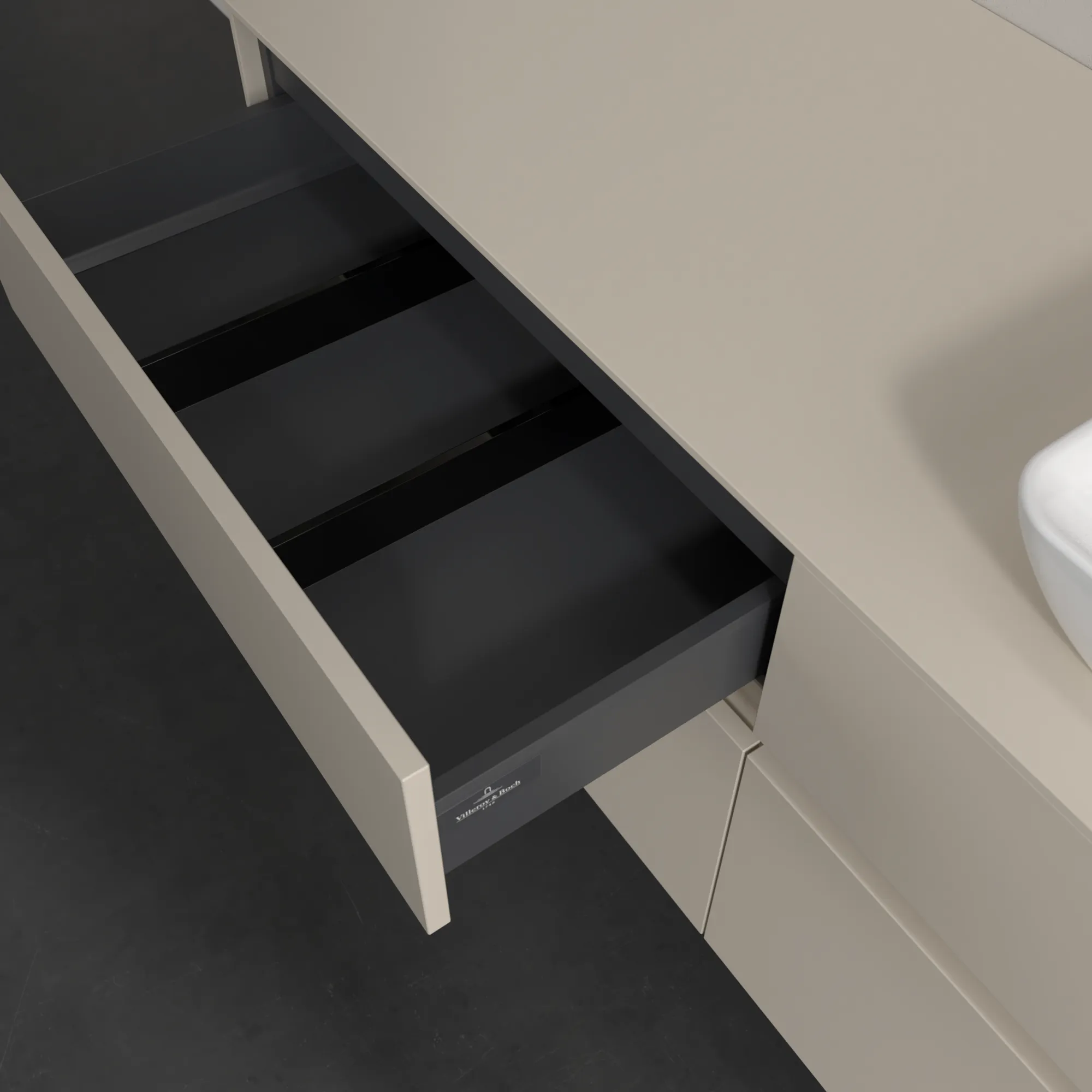 Villeroy & Boch Collaro Waschbeckenunterschrank C11800, 1400 x 548 x 500 mm, Cashmere Grey Villeroy & Boch Collaro Waschbeckenunterschrank C11800, 1400 x 548 x 500 mm, Cashmere Grey