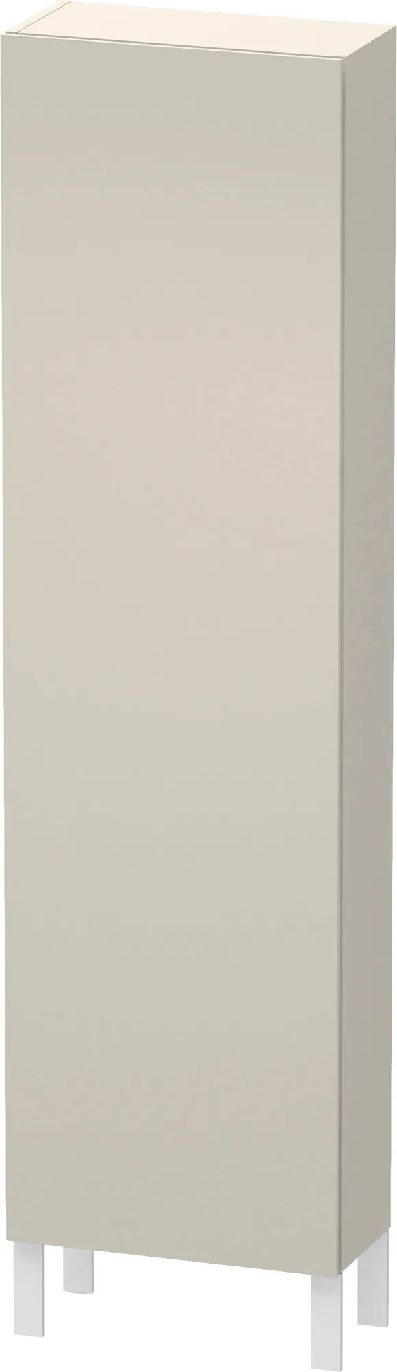 Duravit Hochschrank „L-Cube“ 50 × 176 × 24,3 cm Taupe Matt