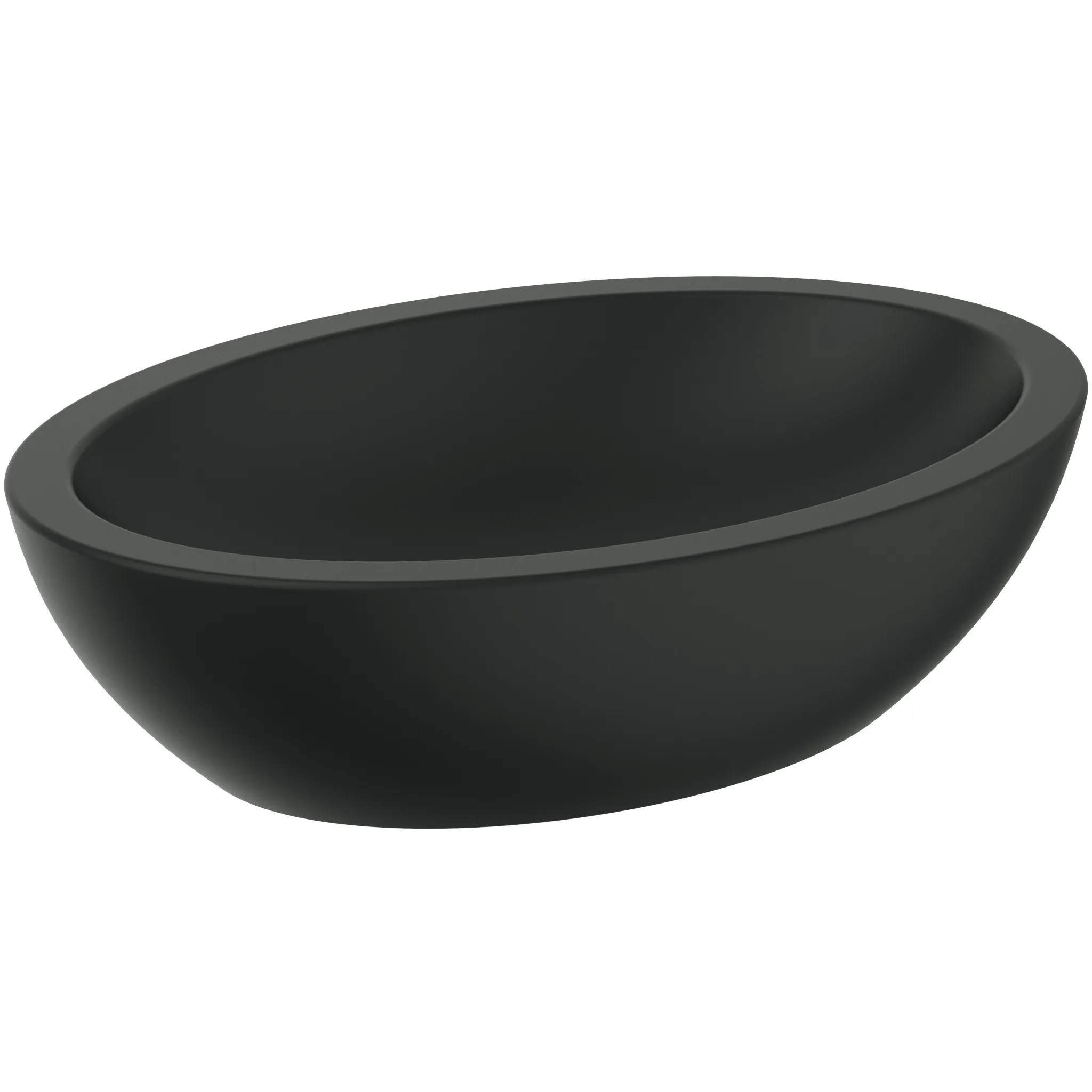 Waschbecken „StradaO“ 60 × 42 × 16 cm in Schwarz Matt Waschbecken „StradaO“ 60 × 42 × 16 cm in Schwarz Matt
