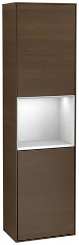 Villeroy & Boch Hochschrank „Finion“ 41,8 × 151,6 cm 2 Türen, Anschlag: links, inkl. Beleuchtung Anschlag links