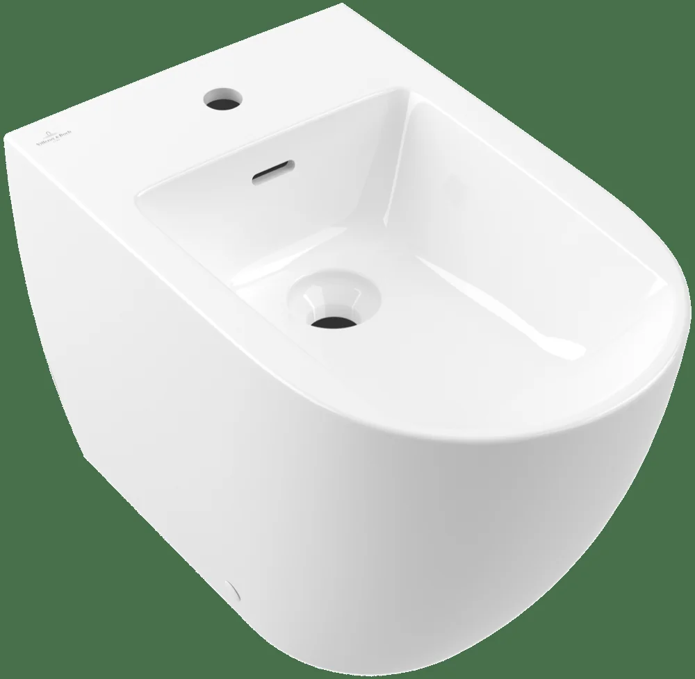 Villeroy & Boch Subway 3.0 Bidet bodenstehend oval Weiß Alpin