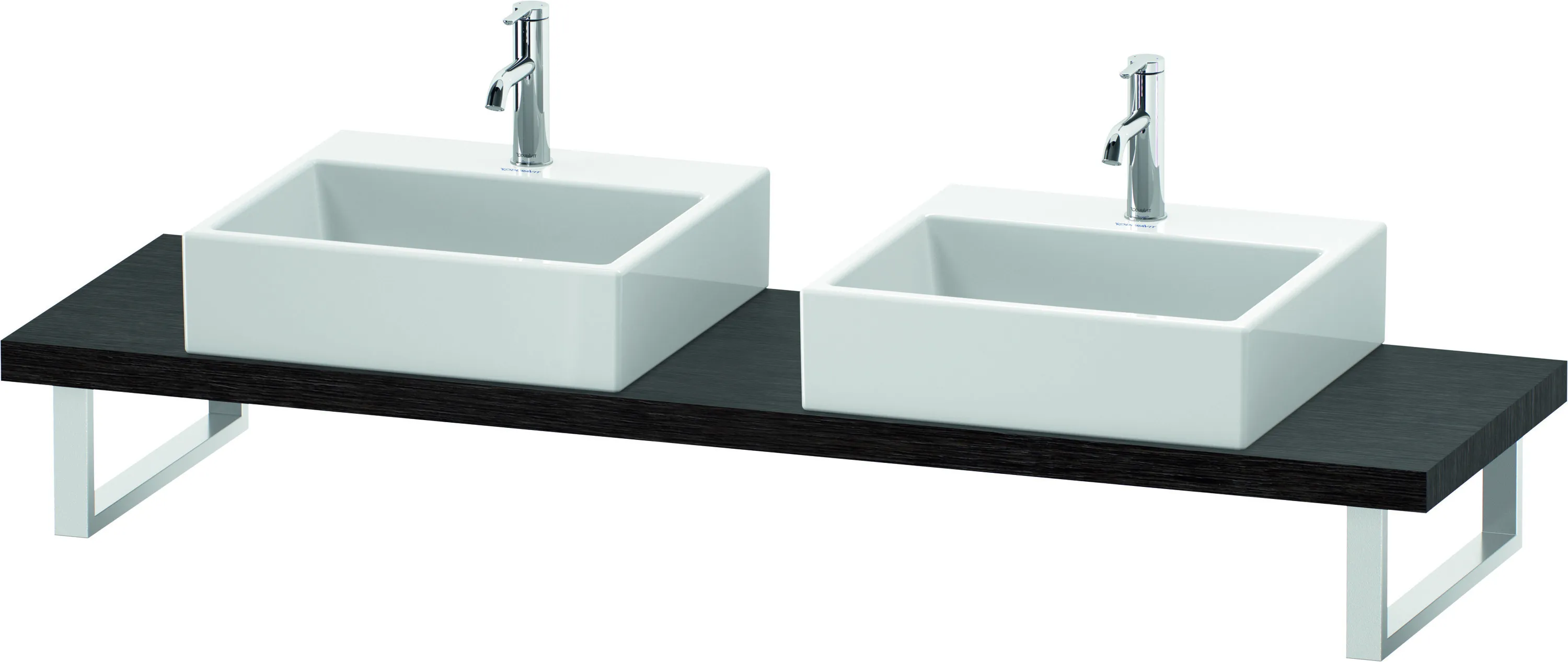 Duravit Konsole „L-Cube“ in Eiche Dunkel gebürstet